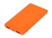 Подарочный набор c пластиковой ручкой, повербанком С1, 5000 mAh, оранжевый