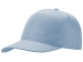 Бейсболка "Poly" 5-ти панельная 120гр, небесно-голубой