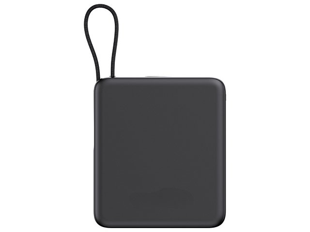 Внешний акуумулятор с подсветкой лого "Nex", 5000 мАч, черный