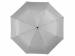 Зонт Alex трехсекционный автоматический 21,5", серебристый/черный