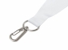 Ланъярд 2 см под сублимацию с трендовым карабином, серебристый