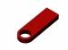 USB 3.0-флешка на 32 Гб с мини чипом и круглым отверстием, красный