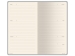Еженедельник недатированный А6 "Total beige" с нашивкой, бежевый