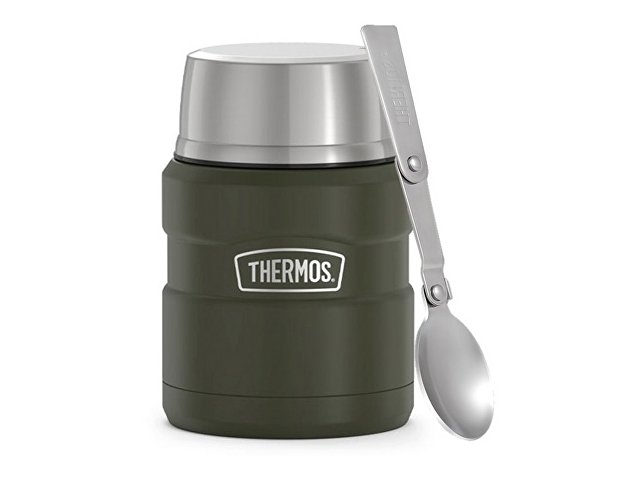 Термос из нерж. стали с ложкой тм THERMOS SK3000 MAG 0,47L