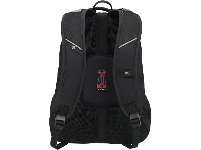 Рюкзак TORBER XPLOR с отделением для ноутбука 15", чёрный, полиэстер 600D, 35x20x47 см, 33л