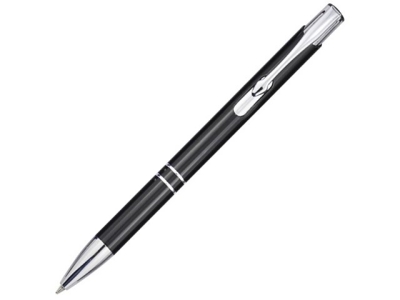 Шариковая ручка Moneta из переработанного алюминия - сплошной черный