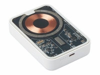 Беспроводной магнитный внешний аккумулятор с QC\PD «MagnifIQ», 10000 мАч, 15 Вт, белый