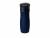 Вакуумная термокружка с кнопкой Streamline, Waterline, soft-touch, темно-синий