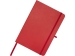 Teak блокнот А5 из переработан. материала в твердой обложке с линован. страницами - Красный