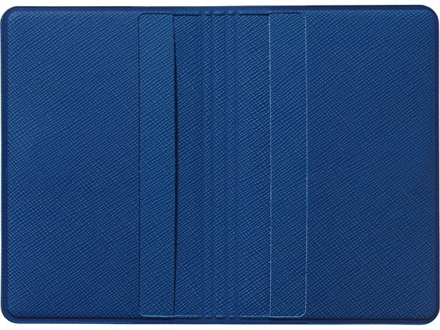 Футляр-книжка на 4-е карты с RFID "Favor", синий