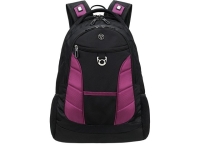 Рюкзак TORBER XPLOR с отделением для ноутбука 15", чёрный/бордовый, полиэстер 600D, 35x20x47 см, 33л