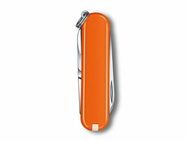 Нож-брелок VICTORINOX Classic SD Colors "Mango Tango", 58 мм, 7 функций, оранжевый