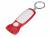 Брелок-фонарик "Каяма", красный/белый