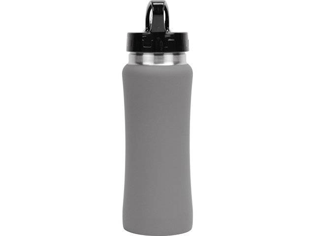 Бутылка спортивная "Коста-Рика" 600мл, серый