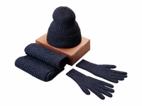 Подарочный набор  «Nordend», темно-синий меланж