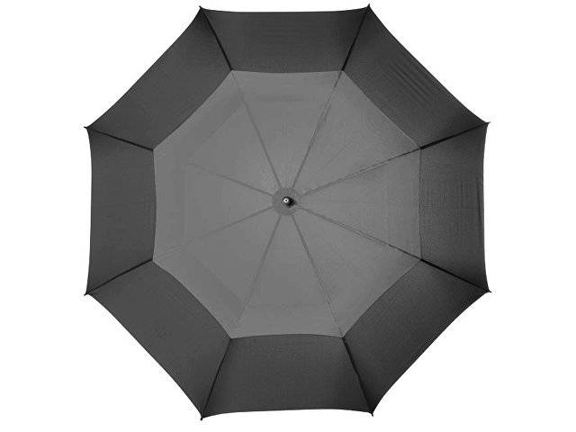 Зонт-трость Glendale 30", черный/серый