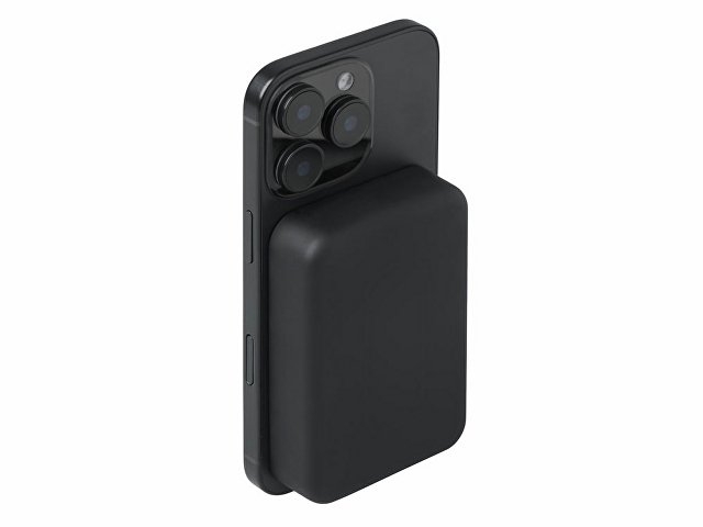 Беспроводной магнитный внешний аккумулятор с QC\PD «MagnifIQ», 10000 мАч, 15 Вт, черный