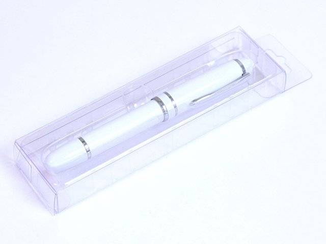 USB-флешка на 32 Гб в виде ручки с мини чипом, белый