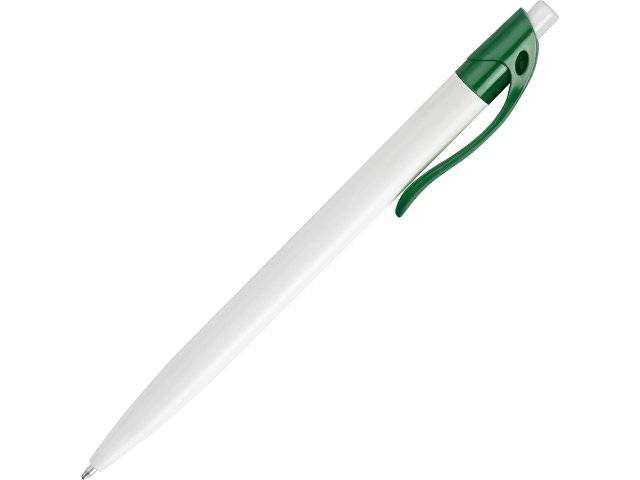 Ручка шариковая "Какаду", белый/зеленый