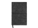 Блокнот из RPET-фетра А5 "Felt", гибкая обложка, 80 листов 70 гр/м2 белой бумаги, темно-серый