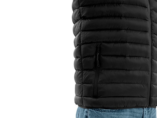 Стеганый жилет "Uniqloud", черный