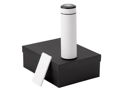 Подарочный набор с термосом и повербанком С1, белый