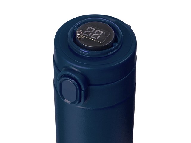 Вакуумная термокружка Waterline с медной изоляцией «Bravo», 400 мл, тубус, темно-синий