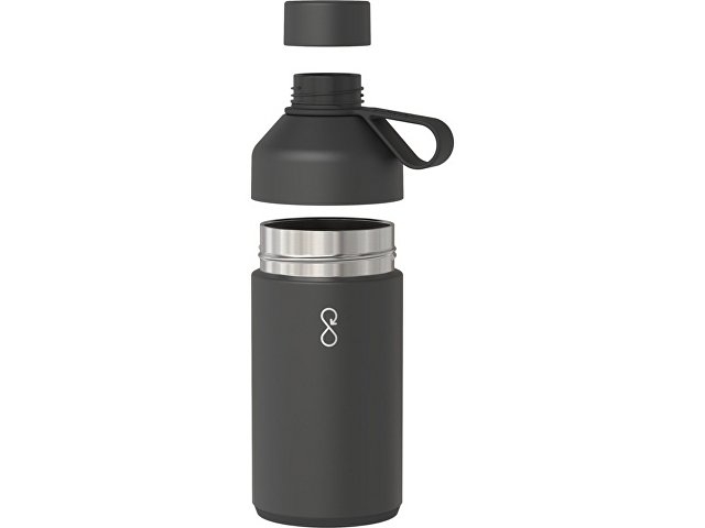 Бутылка для воды Ocean Bottle с вакуумной изоляцией объемом 750 мл, сплошной черный