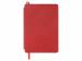 Блокнот «Notepeno» 130x205 мм с тонированными линованными страницами, красный