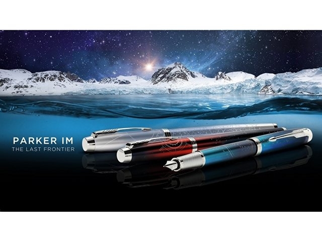 Перьевая ручка Parker IM Royal SE The Last Frontier Artic CT, перо: F, цвет чернил: blue, в подарочной упаковке.