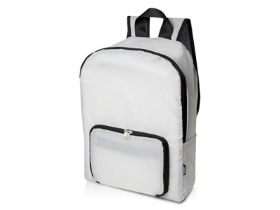 Складной рюкзак EcoFold объемом 15 л из переработанного ПЭТ-пластика - Белый