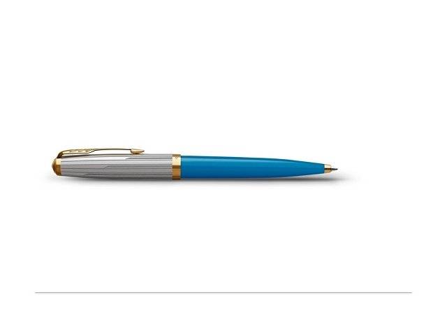 Шариковая ручка Parker 51 Premium Turquoise GT стержень: M, цвет чернил: black, в подарочной упаковке.