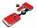 Подарочный набор USB-SET в кожанном исполнении в коробочке на 4 Гб, красный