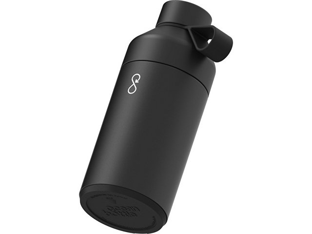 Бутылка для воды Ocean Bottle с вакуумной изоляцией объемом 750 мл, сплошной черный