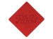 ПАТЧ РОМБ soft-touch (красный) 7,6 х 7,6 см