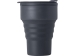 Силиконовый складной стакан "GoCup", темно-серый