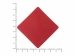 ПАТЧ РОМБ nubuk (красный) 7,6 х 7,6 см