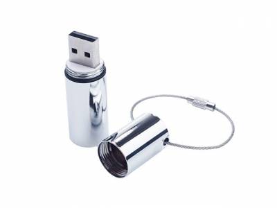 USB-флешка на 16 ГБ,  серебро