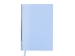 Блокнот А5 "Scribe", гибкая обложка, 96 листов 80 гр/м2, голубой