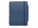 Блокнот Thalaasa формата А5 в твердой обложке из океанического пластика с шариковой ручкой - Синий