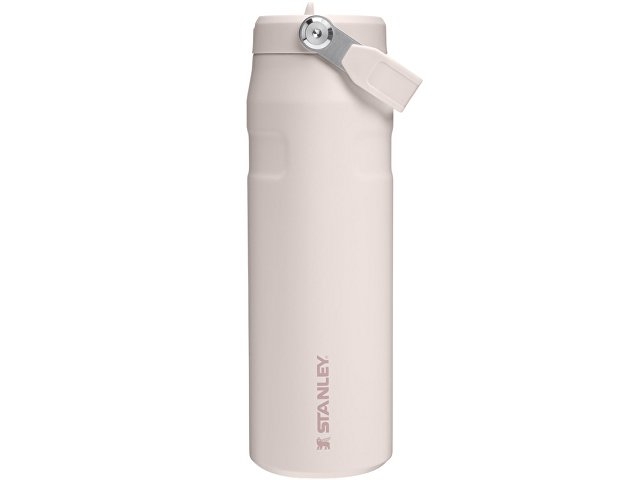 Бутылка для воды объемом 700 мл с откидной трубочкой Stanley IceFlow™ 2.0 - Light pink