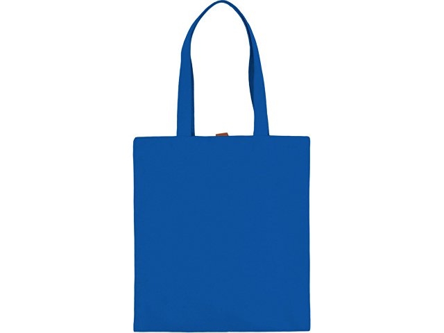 Сумка Clip из хлопка 340 г/м2 с застежкой из экокожи, синий