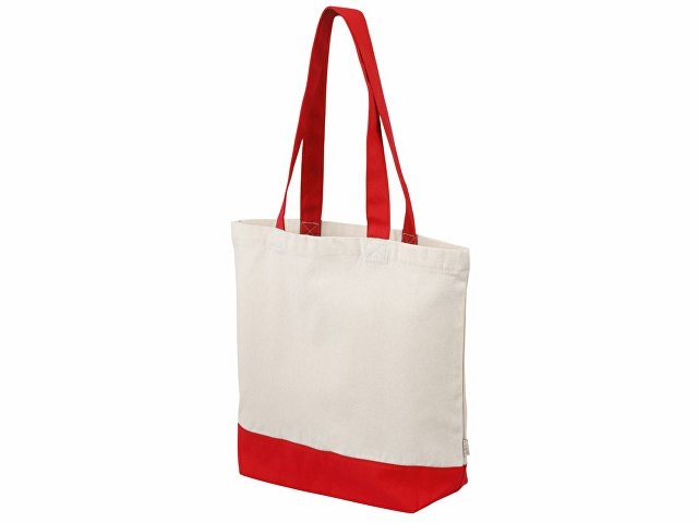 Сумка для шоппинга Cotton из переработанного хлопка 280 г, красный