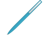 Шариковая ручка  "Bright F Gum" soft-touch, голубой