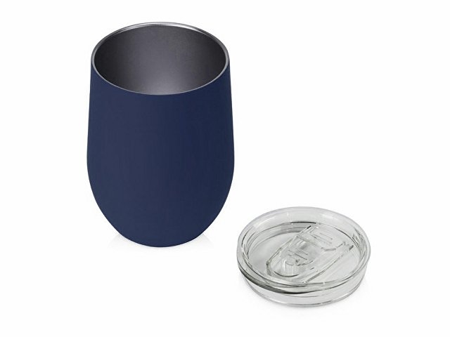 Термокружка "Vacuum mug C1", soft touch, 370мл, темно-синий