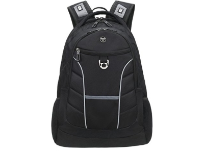 Рюкзак TORBER XPLOR с отделением для ноутбука 15", чёрный, полиэстер 600D, 35x20x47 см, 33л