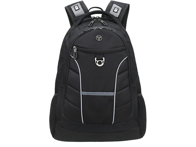 Рюкзак TORBER XPLOR с отделением для ноутбука 15", чёрный, полиэстер 600D, 35x20x47 см, 33л