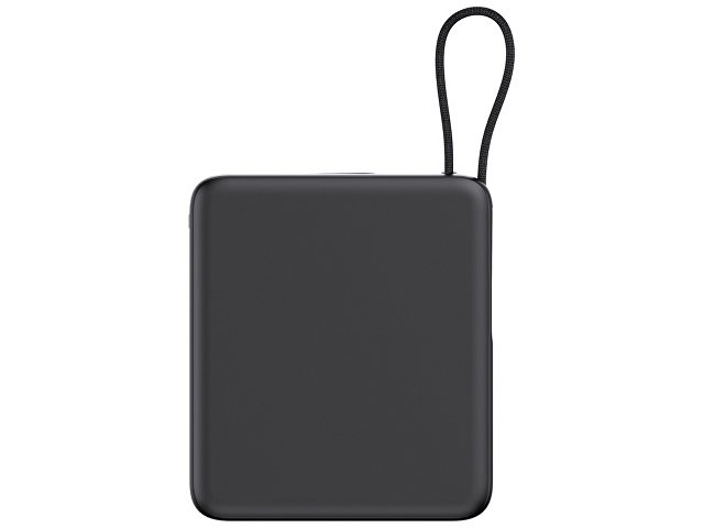 Внешний акуумулятор с подсветкой лого "Nex", 5000 мАч, черный