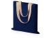 Сумка для шопинга Steady из хлопка с парусиновыми ручками, 260 г/м2, темно-синий