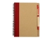 Блокнот "Helly" с ручкой, красный
